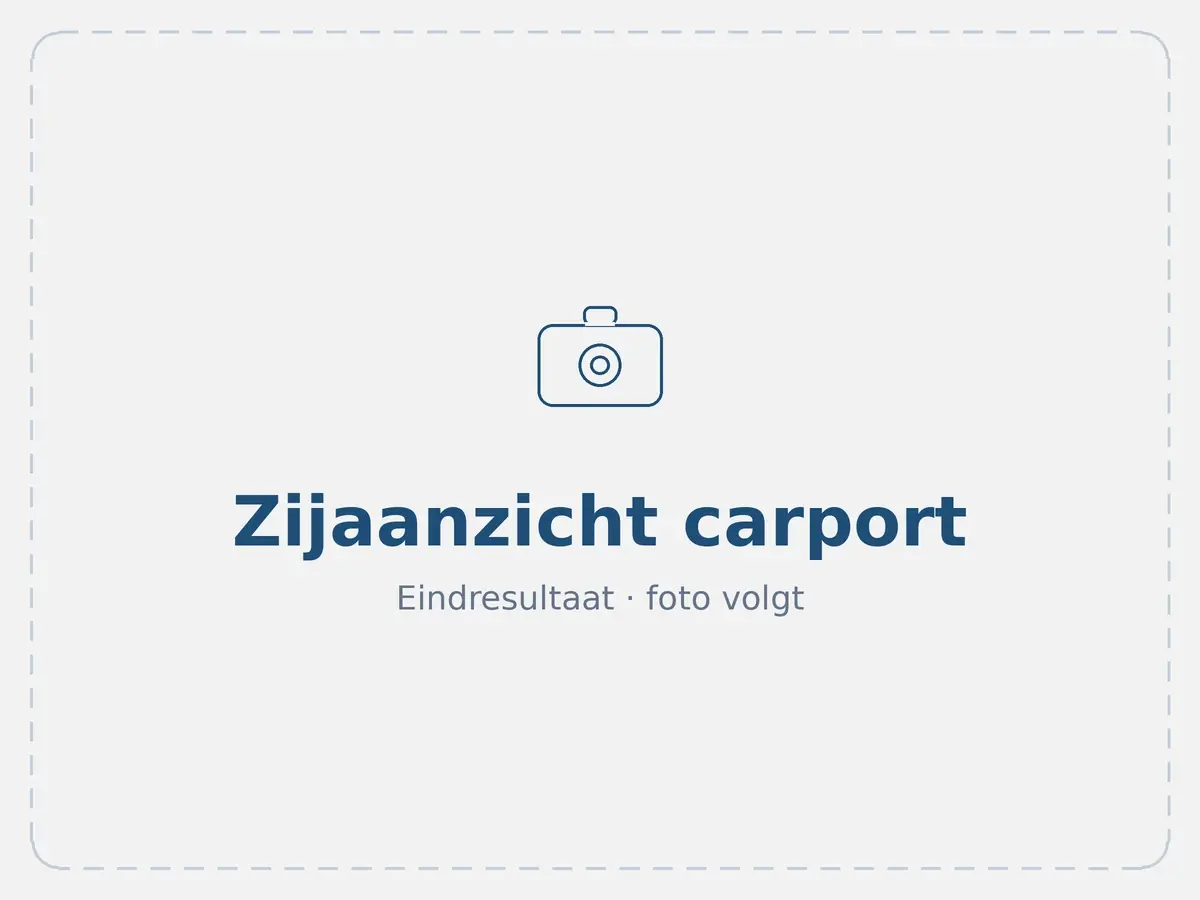 Carport op maat voor een oldtimer in Beneden-Leeuwen — eindresultaat, foto 2