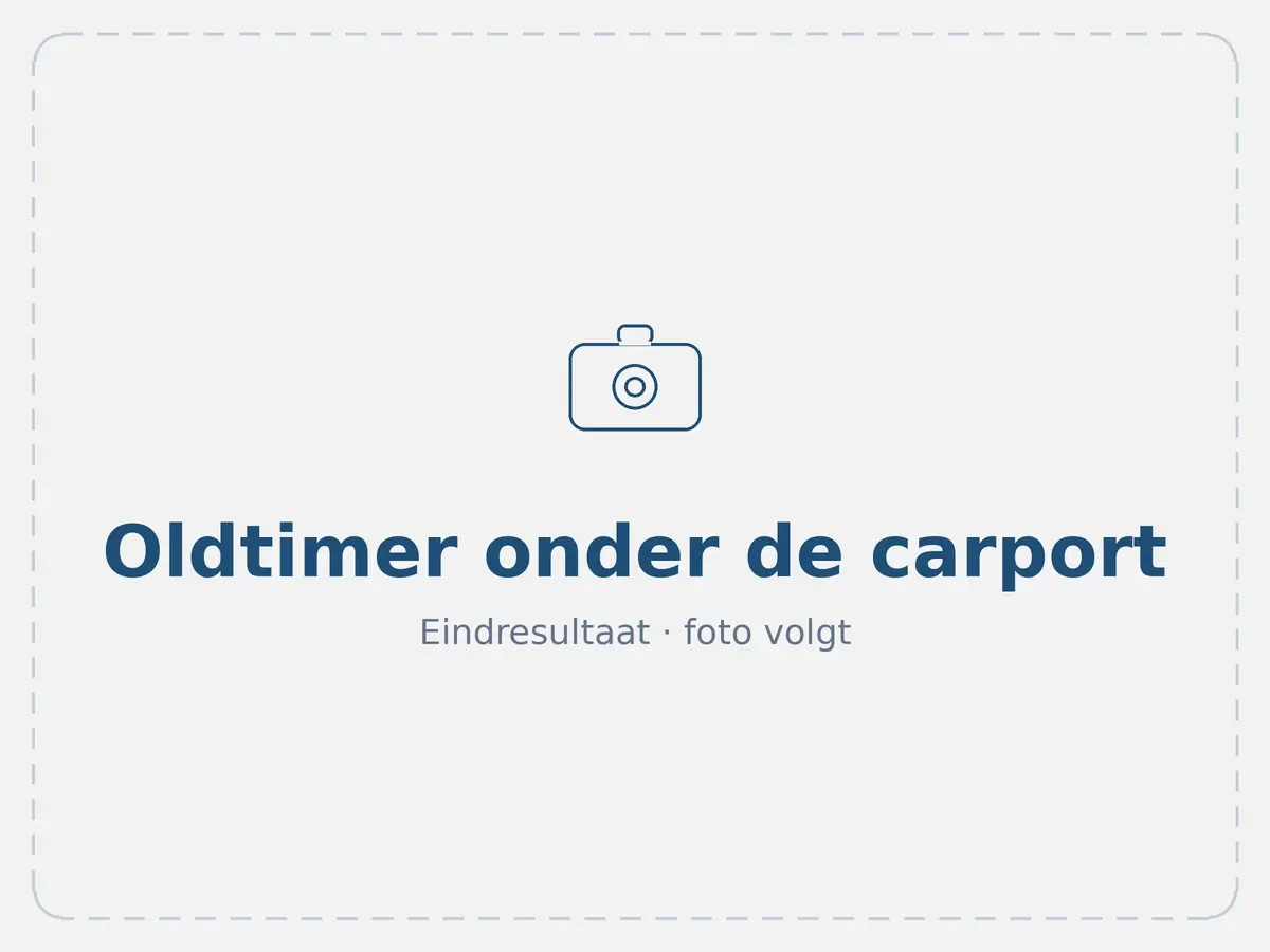 Carport op maat voor een oldtimer in Beneden-Leeuwen — eindresultaat, foto 3